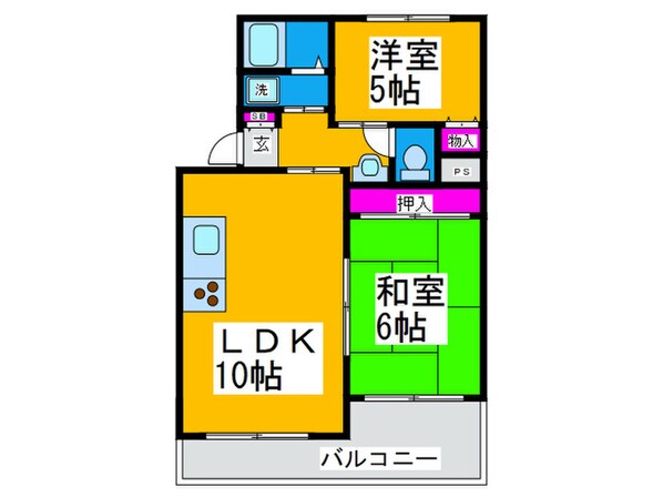 ルポザン泉ヶ丘の物件間取画像